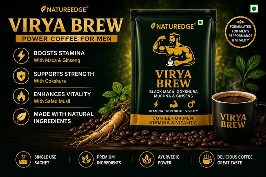 NaturEdge Virya Brew Buy 3 Get 3 Free Combo Pack (6 Sachets)